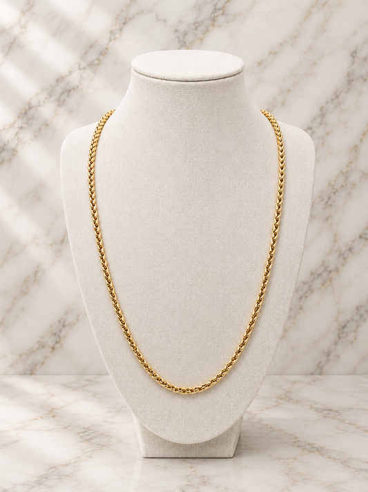 4mm Wheat Necklace