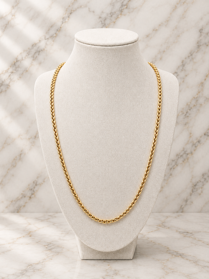4mm Wheat Necklace
